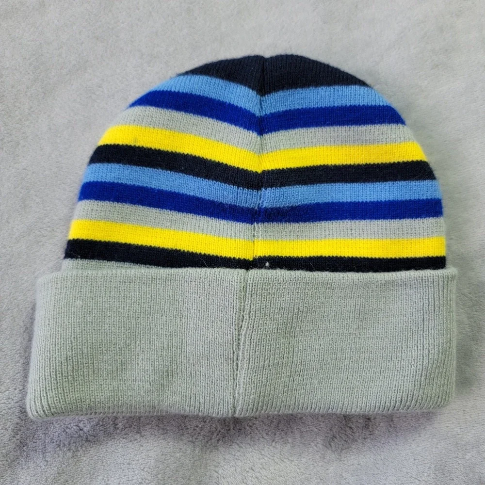 Vintage Disney Winnie the Pooh Tigger Kids  Size 3-7 Striped Beanie‎ Hat Y2K